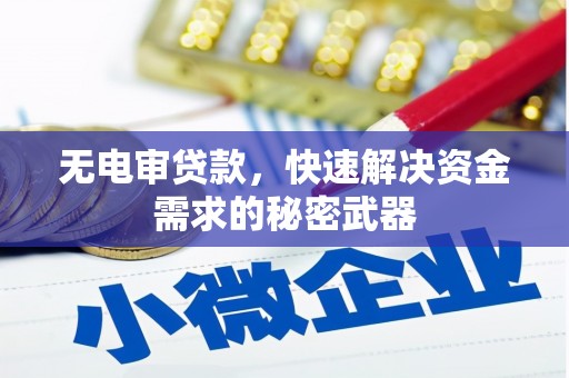 鹤壁无电审贷款，快速解决资金需求的秘密武器