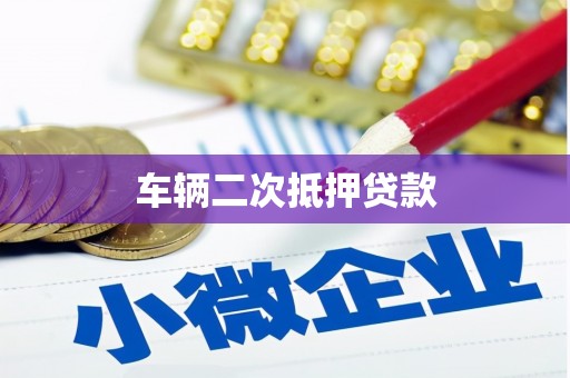 武宁车辆二次抵押贷款
