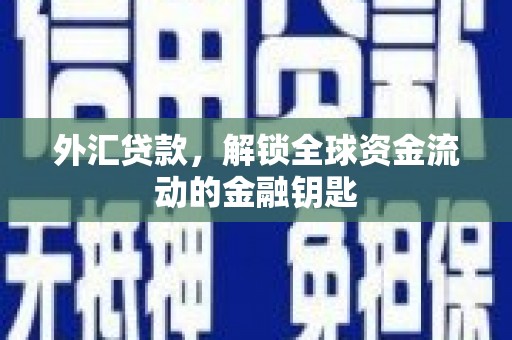 宁都外汇贷款，解锁全球资金流动的金融钥匙