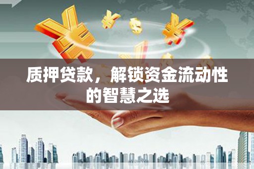 广阳质押贷款，解锁资金流动性的智慧之选